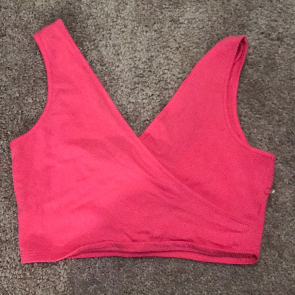 Neon Pink Crop Top